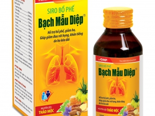 TP BVSK Siro bổ phế Bạch mẫu diệp
